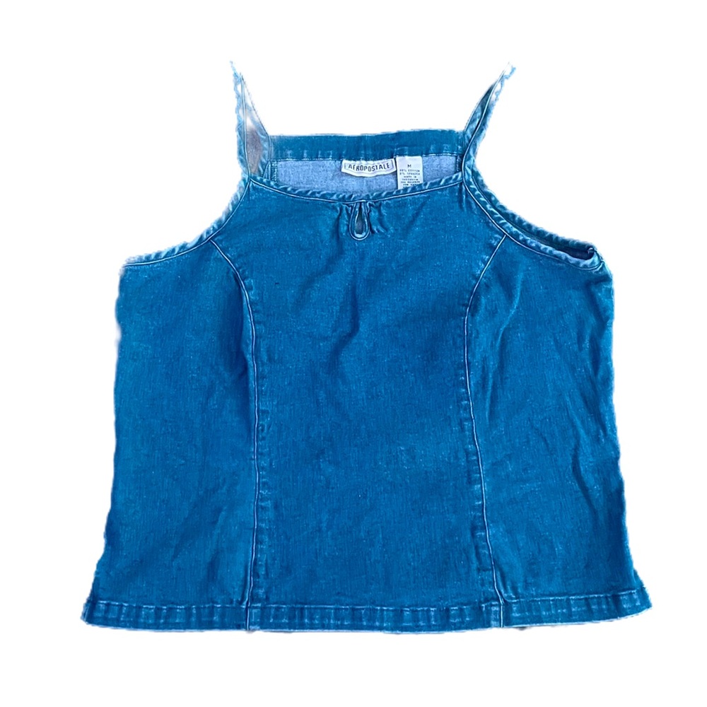 Aeropostale Denim Crop Top